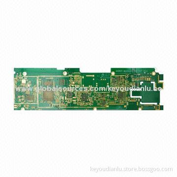 Multilayer High-frequency PCB with Immersion Gold, 1.6mm Board Thickness